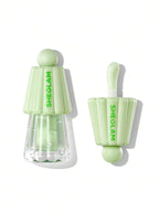 Sheglam makeup product with a green design on a white background