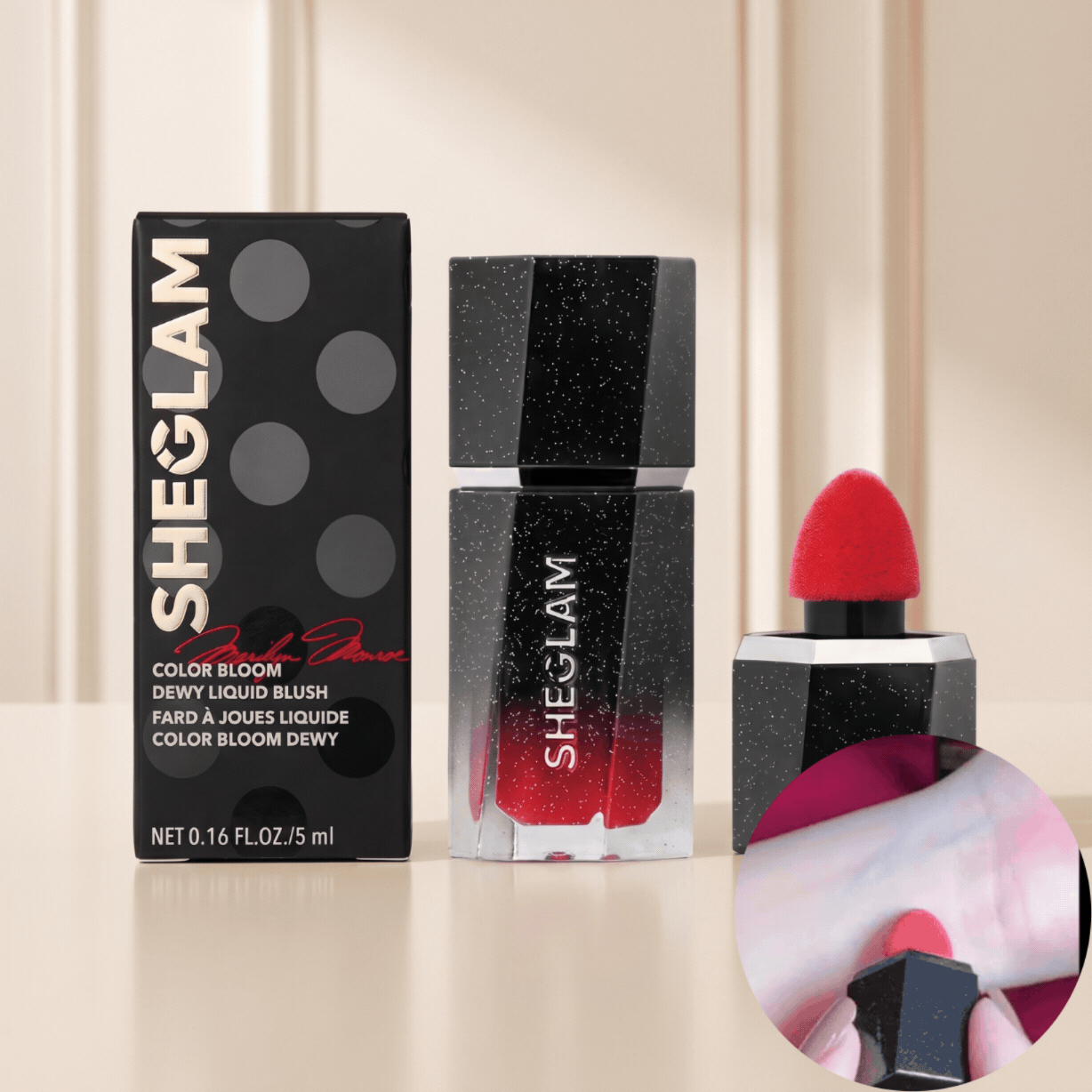 Sheglam X Marilyn Monroe Color Bloom Dewy Liquid Blush