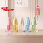5 bottle of Sheglam lip gloss on Hero img of ushvi.pk shopify store