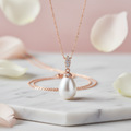 Ushvi Pearl Drop Necklace product shot